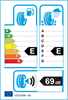 etichetta europea dei pneumatici per Nexen Wg Snow 155 70 13 75 T 3PMSF G