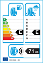 etichetta europea dei pneumatici per Ovation ECOVISION VI-386 HP 215 60 17
