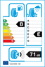 etichetta europea dei pneumatici per Pirelli Scorpion Verde All Season 255 60 19 113 V B M+S XL