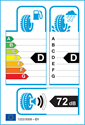 etichetta europea dei pneumatici per POWERTRAC snowstar 225 55 17