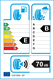 etichetta europea dei pneumatici per Tracmax A/S Trac Saver 185 55 15 82 H 3PMSF M+S