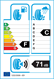 etichetta europea dei pneumatici per Uniroyal Ms Plus 77 185 60 15 84 T 3PMSF M+S