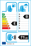etichetta europea dei pneumatici per Uniroyal Rainexpert 245 65 17 107 H FR